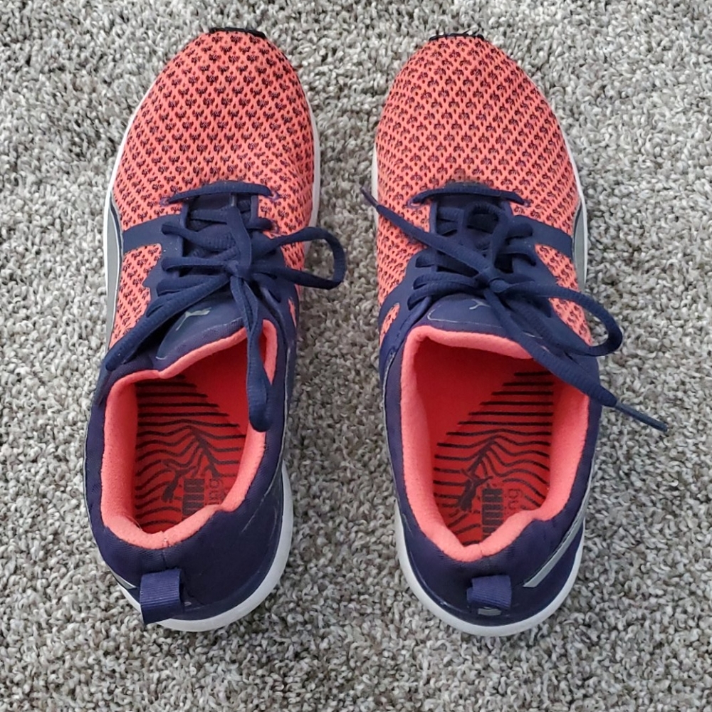 Puma Running Shoes - Size 8.5 - Pink and Purple